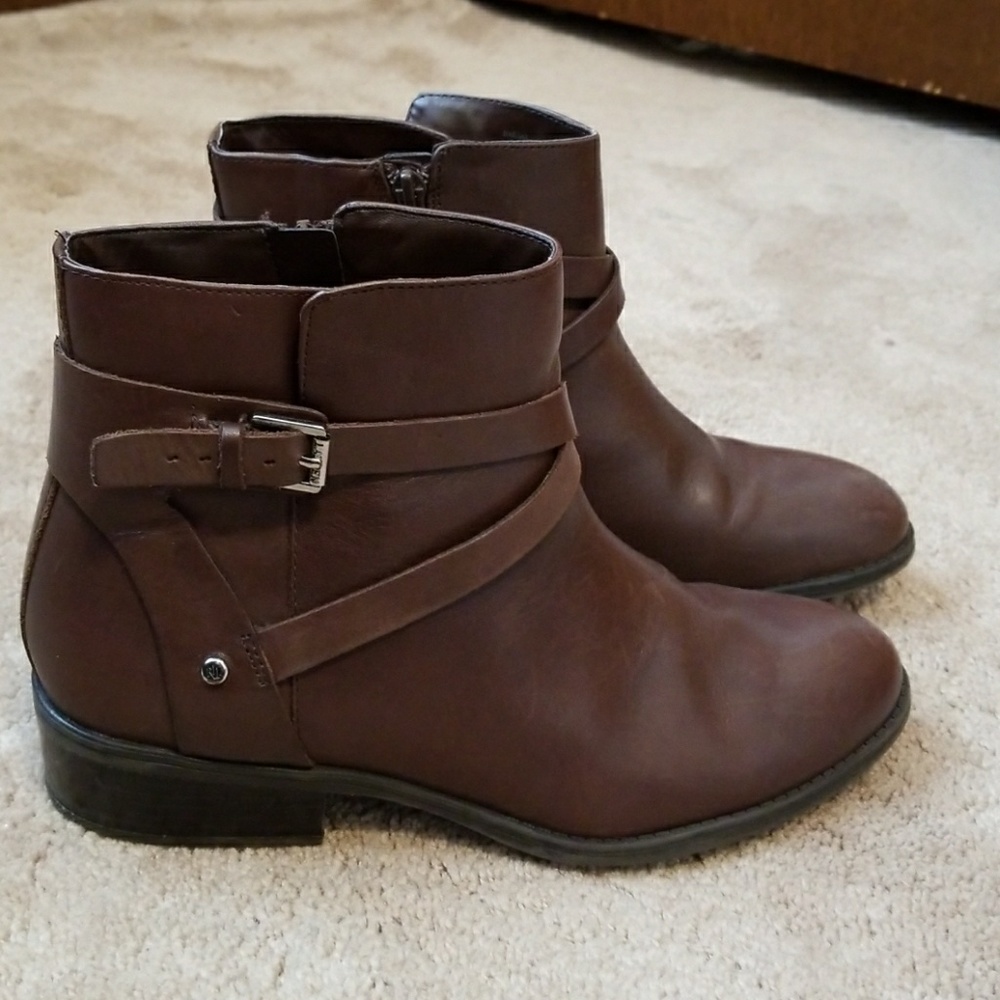 Lauren Ralph Lauren Marsha-Bo-Csl Brown Leather 9M